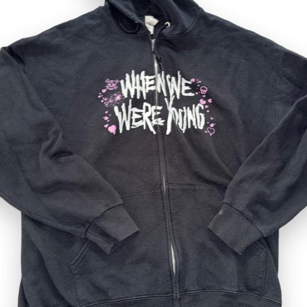 When We Were Young 2022 Festival Black Zip Hoodie Large